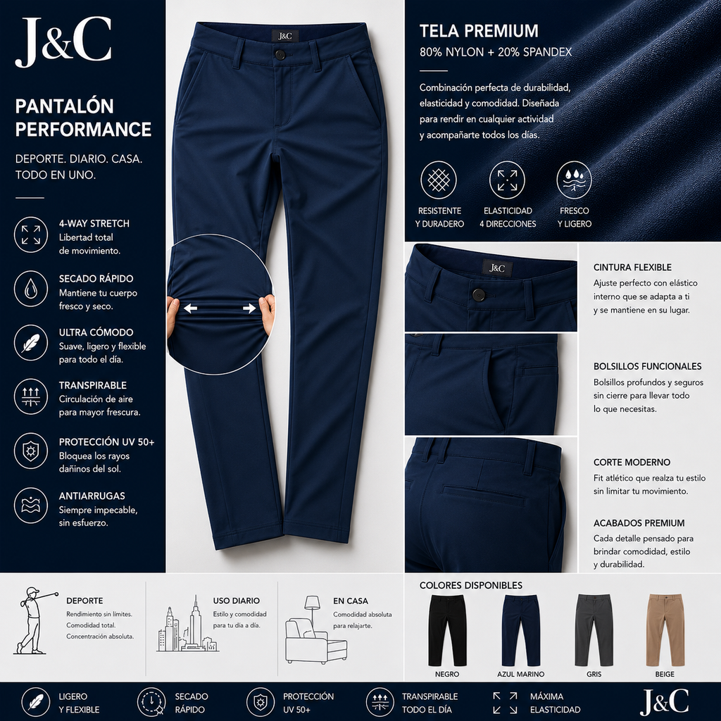 Pantalón Performance J&C