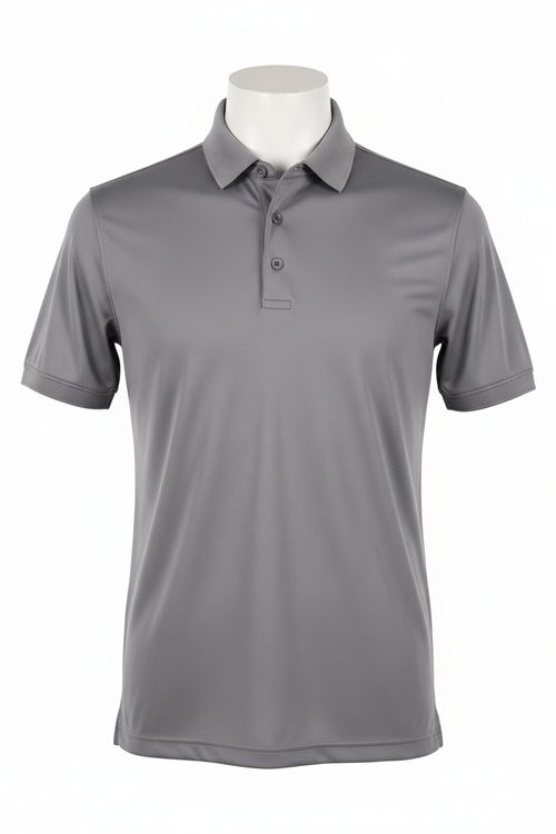 Camiseta Manga Corta Polo gris
