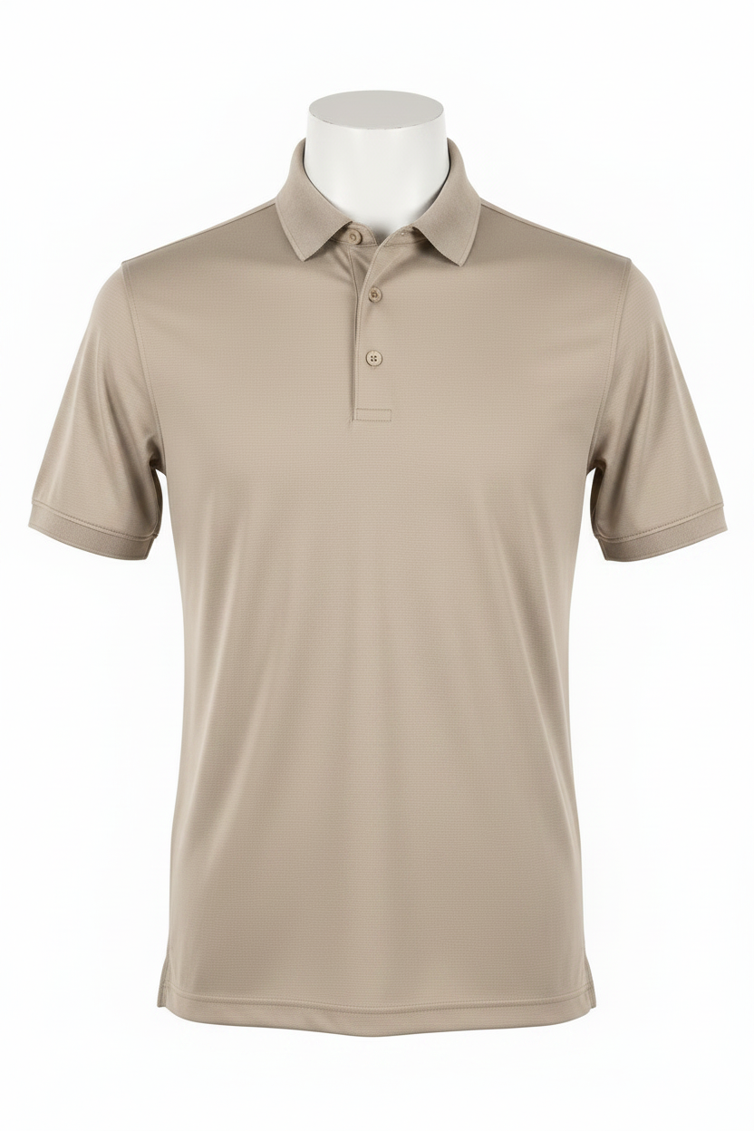 Camiseta Manga Corta Polo beige