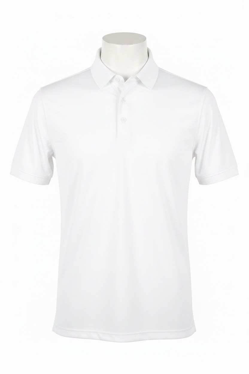 Camiseta Manga Corta Polo blanca